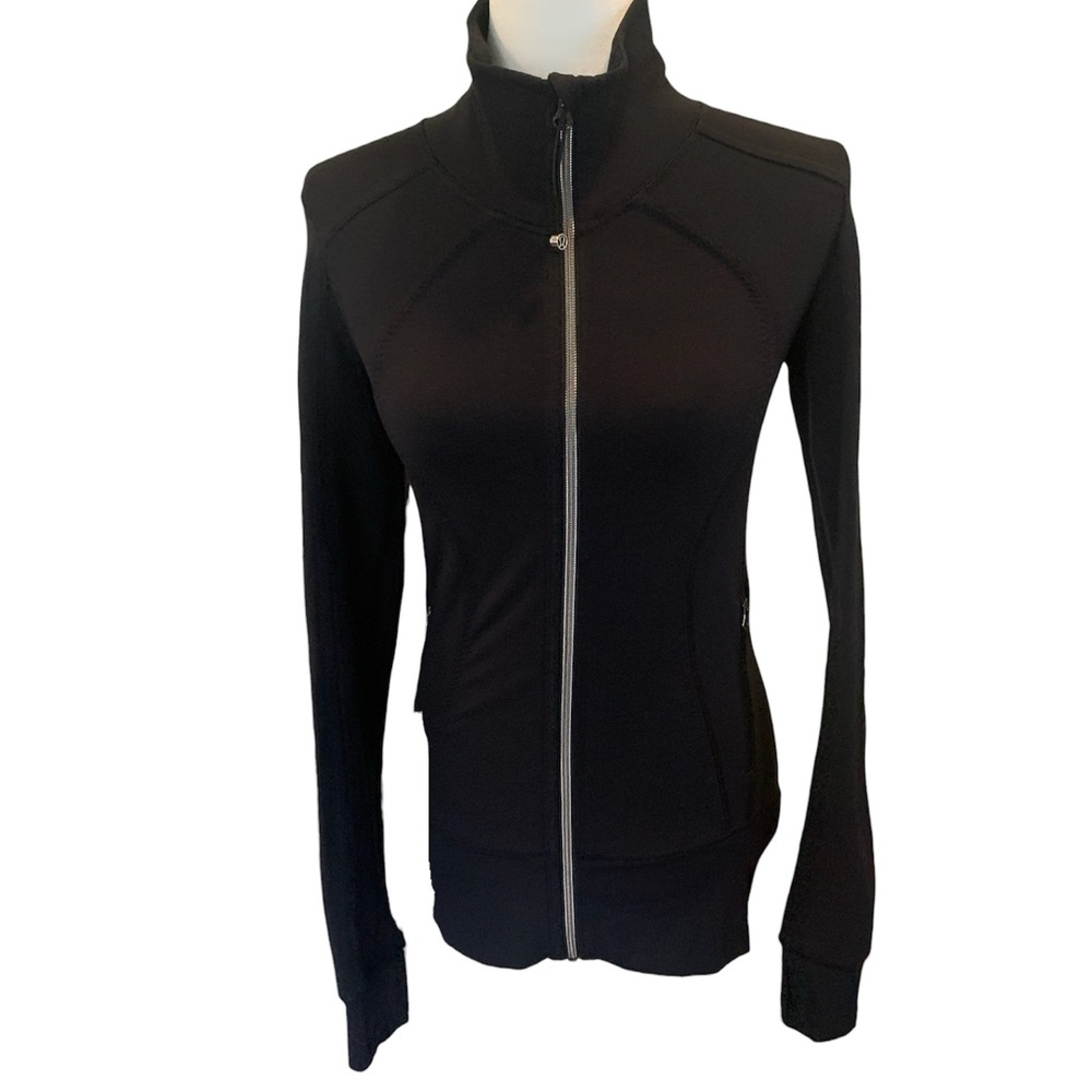Women’s Lululemon Athletica Black Full Zip Contempo Jacket | Size 4